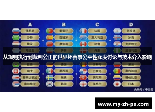 从规则执行到裁判公正的世界杯赛事公平性深度讨论与技术介入影响 从规则执行到裁判公正的世界杯赛事公平性深度讨论与技术介入影响